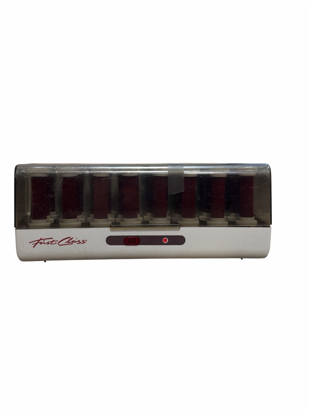 Vintage Windmere First Class 24 Hot Rollers Flocked Hair Curler Set Tested Works